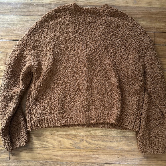 Cozy Brown Button-Up Cardigan - Picture 4 of 4